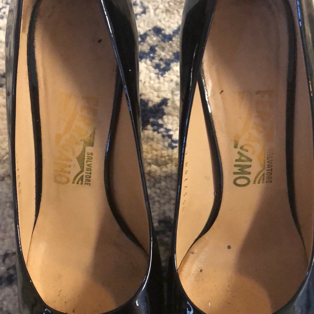 Salvatore Ferragamo Patent Leather Heels - Picture 4 of 8